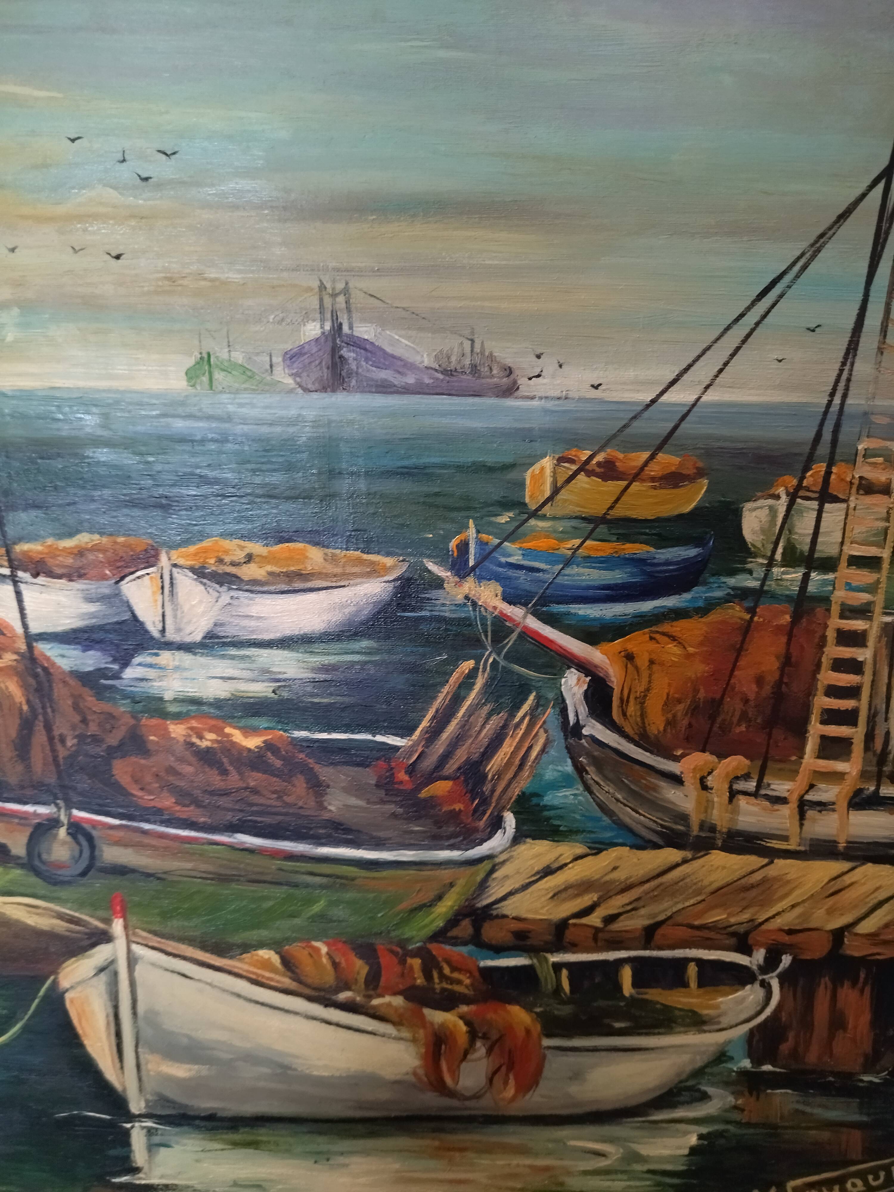 Painting the oil on canvas signed