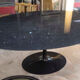 Eero Saarinen & Knoll International: "Tulip" table, Marquina marble and Ril.