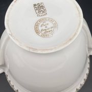 Service à thé/café porcelaine de Limoges blanche et dorure – MPM0724SV1