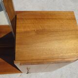 art deco dressing table in light wood