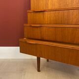 Danish Teak Chest of Drawers by Erling Torvits