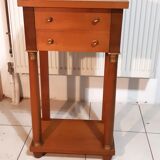 bedside / small console empire style in solid merissier and copy veneer (XXth)
