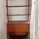 Vintage teak shelf/secretary