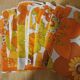 Set of vintage floral napkins