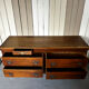 Large antique haberdashery counter in oak