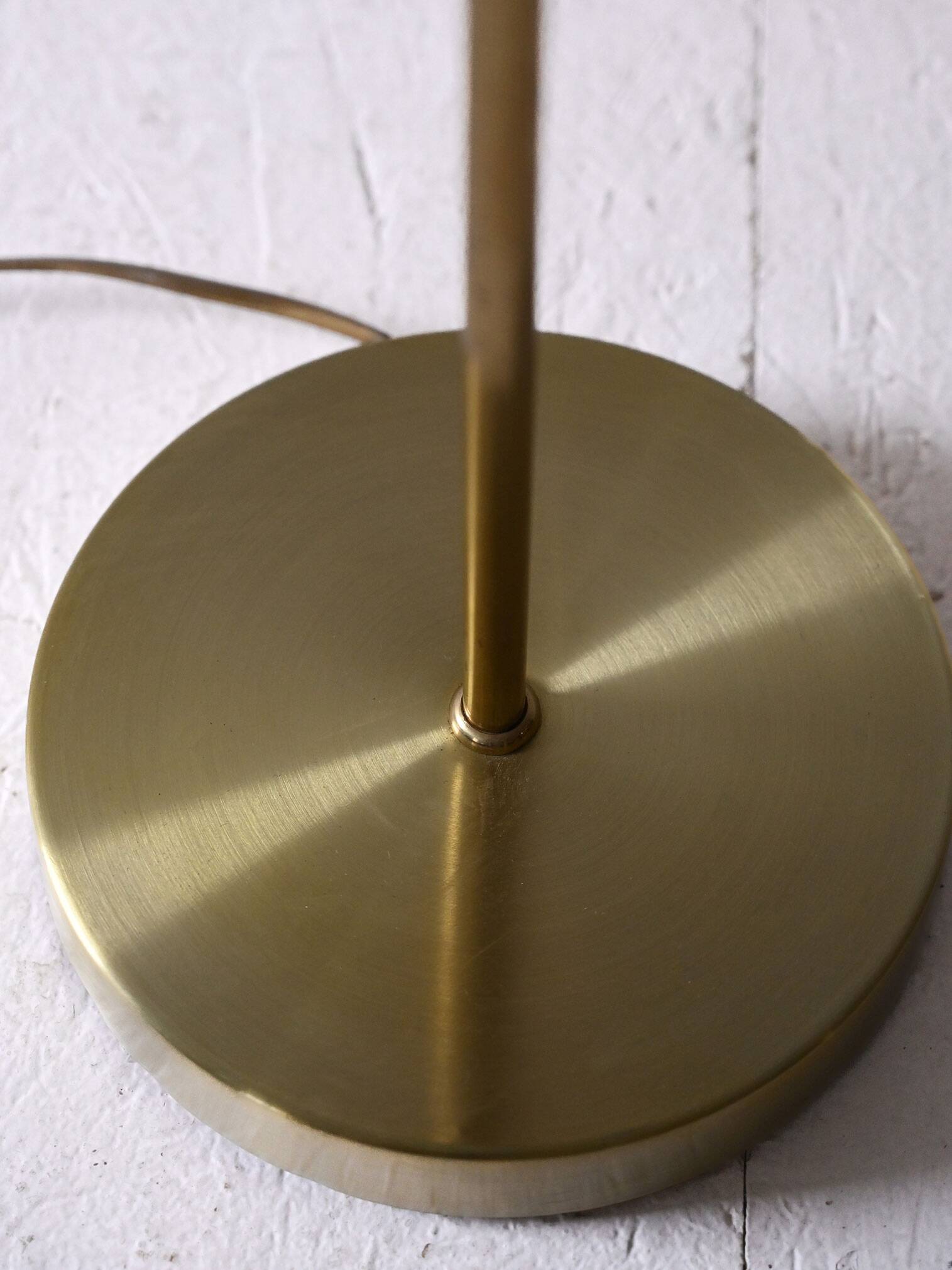 Scandinavian lamp with golden floor lamp