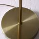 Scandinavian lamp with golden floor lamp