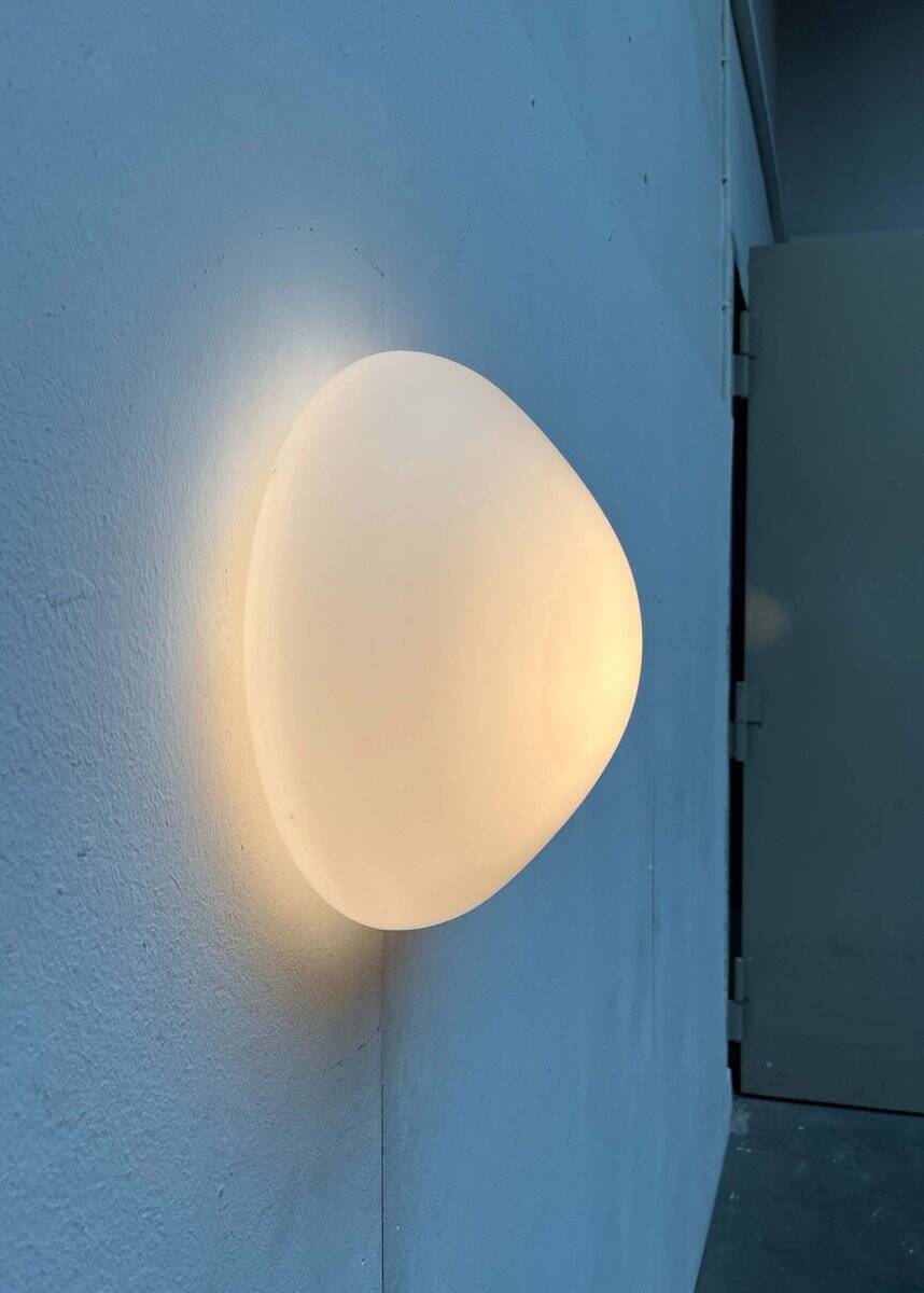 Mid-Century Modern Minimalist Ceiling or Wall Lamp by Wilhelm Wagenfeld for Lindner, Germany, 1950s