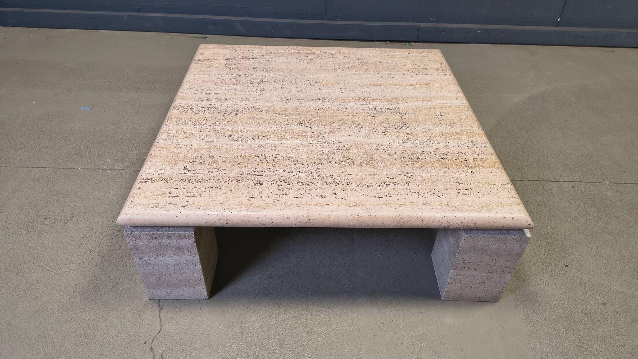 Travertine coffee table 1970s, Italy