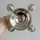 Antique five-branch chandelier in lightweight metal