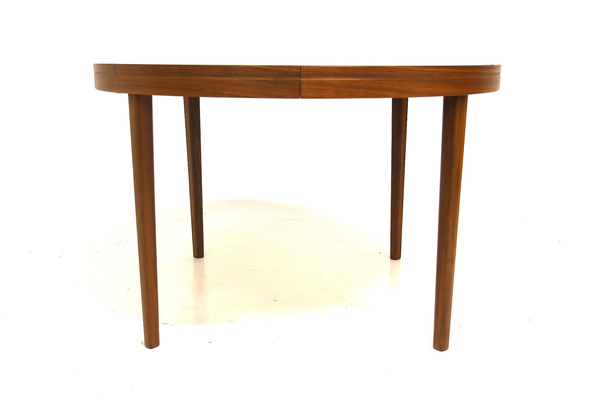 Scandinavian walnut dining table, Sweden, 1960