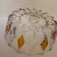 Lot  de 2 saladiers en cristal