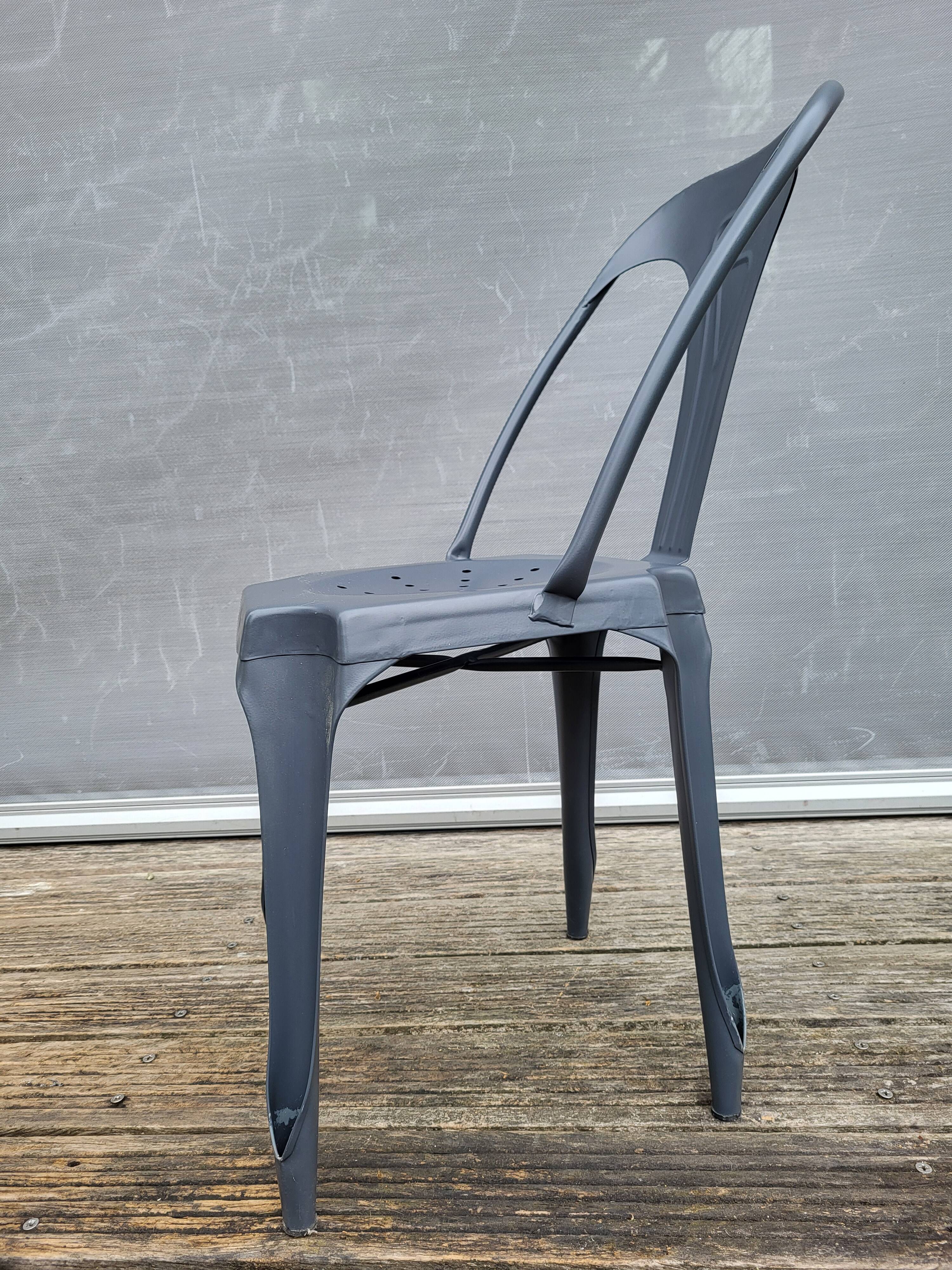 Chaise bistrot métal style 1930