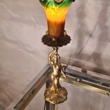 Art deco lamp in regulated