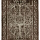Handmade rustic anatolian 1970s 209 cm x 297 cm brown rug
