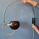 Wall lamp arc lamp Herda eyeball chrome space age