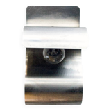 Applique in acciaio curvo Italia 1970