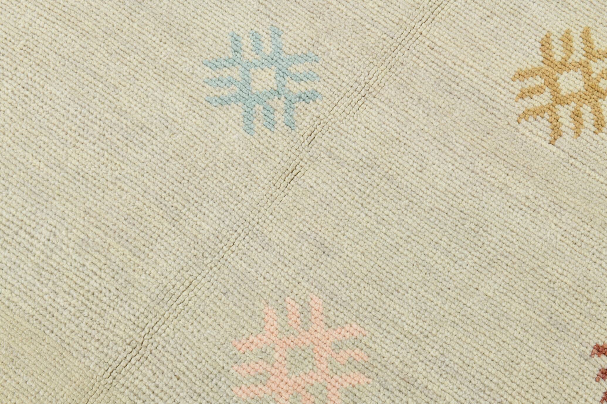 8x11 Oversize Modern Oushak Rug, 232x339Cm