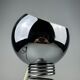 60s 70s table lamp ball lamp spring chrome metal space age design