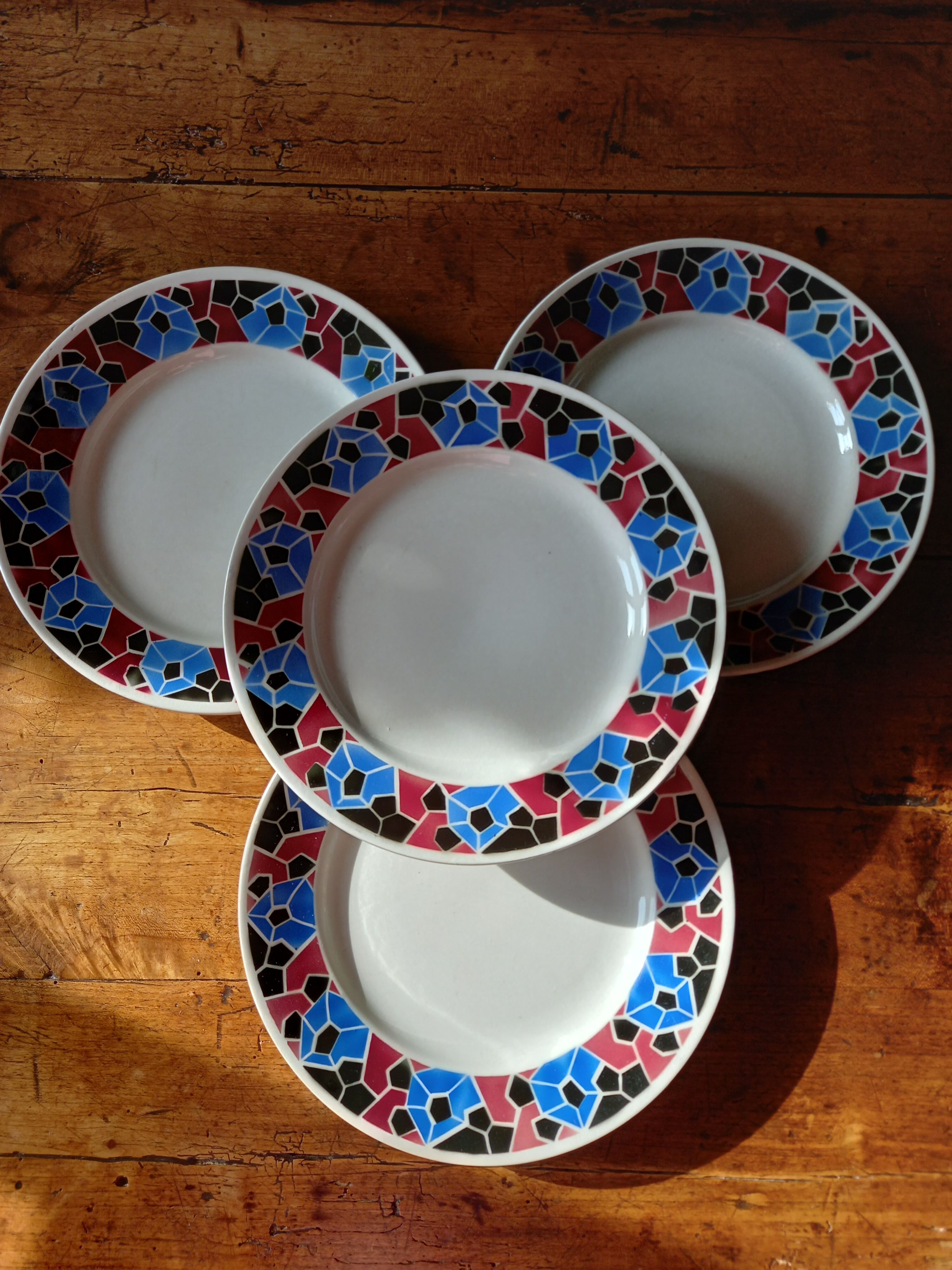 4 flat plates K.G Luneville model "Hohneck"