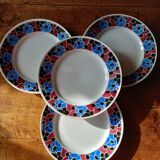 4 flat plates K.G Luneville model "Hohneck"