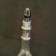 Glass and metal decanter
