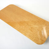 Very large coffee table maple brass Giovanni Offredi Saporiti 1980