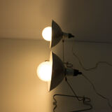 Industrial wall or table lamps, set of two, max 500w