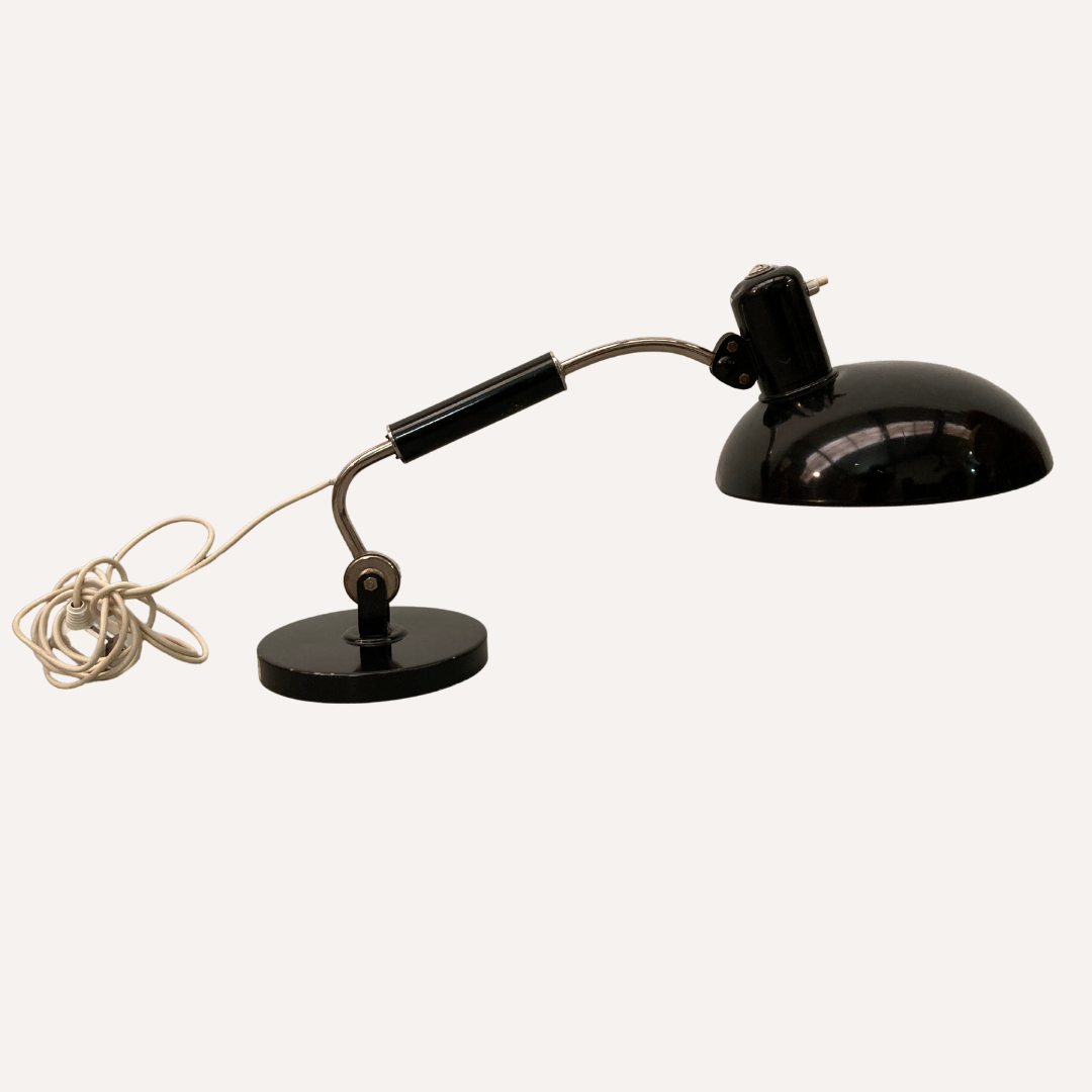 Bauhaus desk lamp by Christian Dell for Koranda, Vienna Austria.