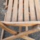 4 teak garden chairs