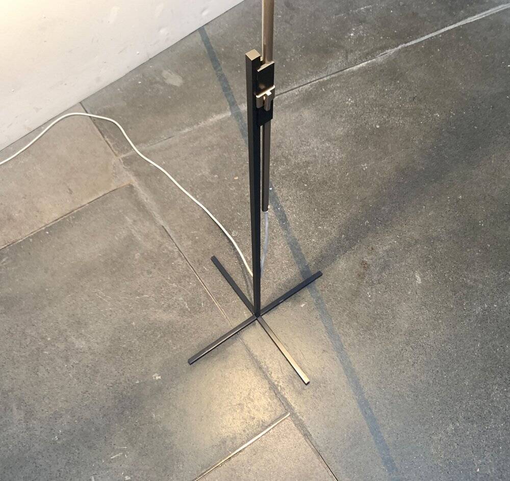 Mid-century German minimalist floor lamp by Kaiser Idell / Kaiser Leuchten, 1960s.