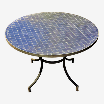 110 cm gray zellige table