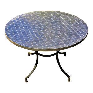 Table zellige grise de
