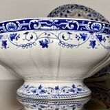 4 old Moustiers plates