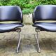 Two Double chairs armchairs leather benches Geoffrey Harcourt Artifort 60s