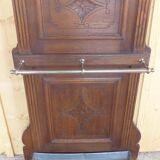 Oak wall coat door