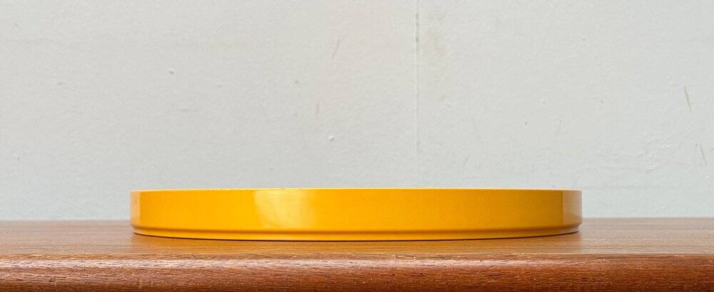 Yellow Melamine Plateau, Space Era, Mid-Century Swedish, 1960s