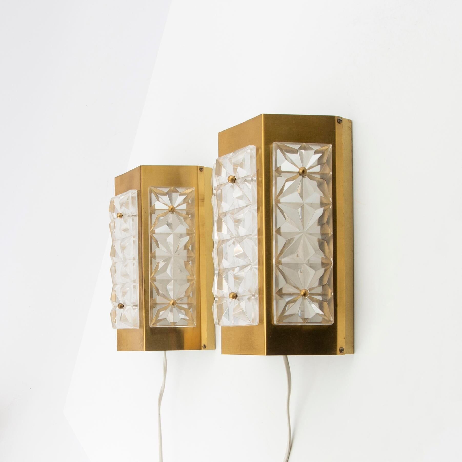 Lights by Einar Backstrom a pair 1960 Sweden