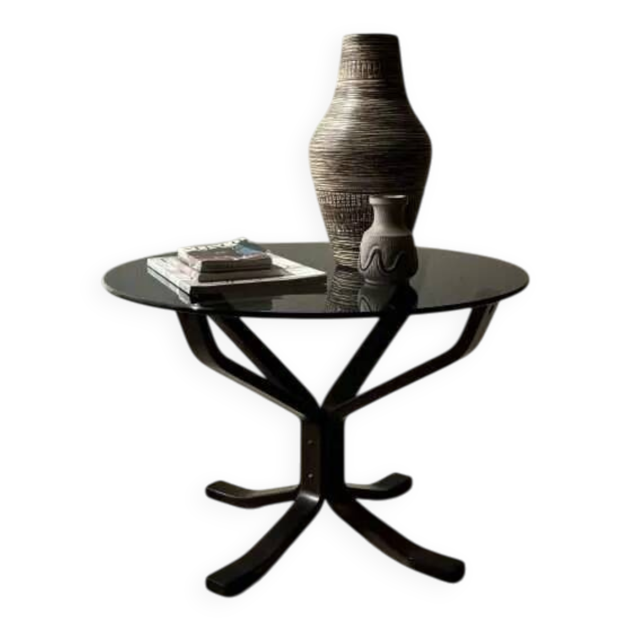 Table d'appoint vintage Falcon Vatne Møbler années 1970