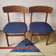 Paire de chaises de salle à manger en teck de style mid-century par Farstrup Mobler, Danemark, années 1960.