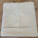 Drap/ nappe/ rideau en toile pur lin "Fleur bleue"