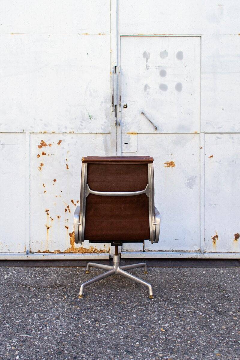Sedia Soft Pad EA 219 di Charles & Ray Eames per Herman Miller, 1963