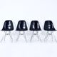 Set of 4 DSR Dining Chairs by Charles & Ray Eames for Herman Miller, 1970s