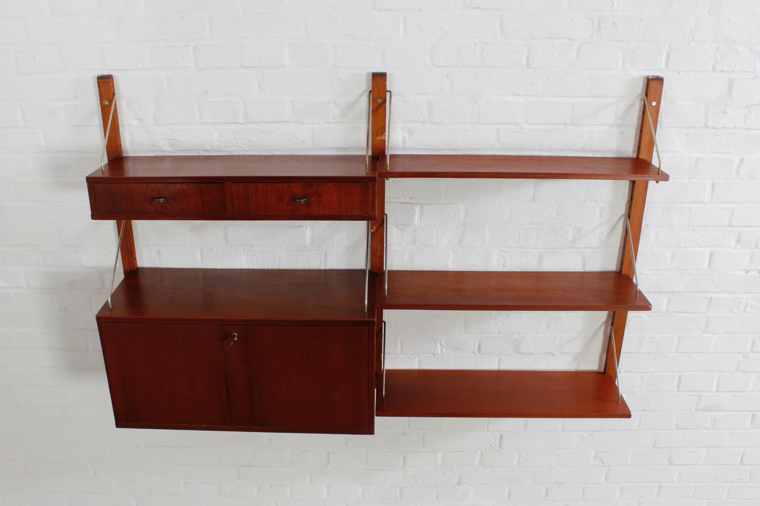 Vintage Teak Regal Danish Design Mid Century 60er 70er