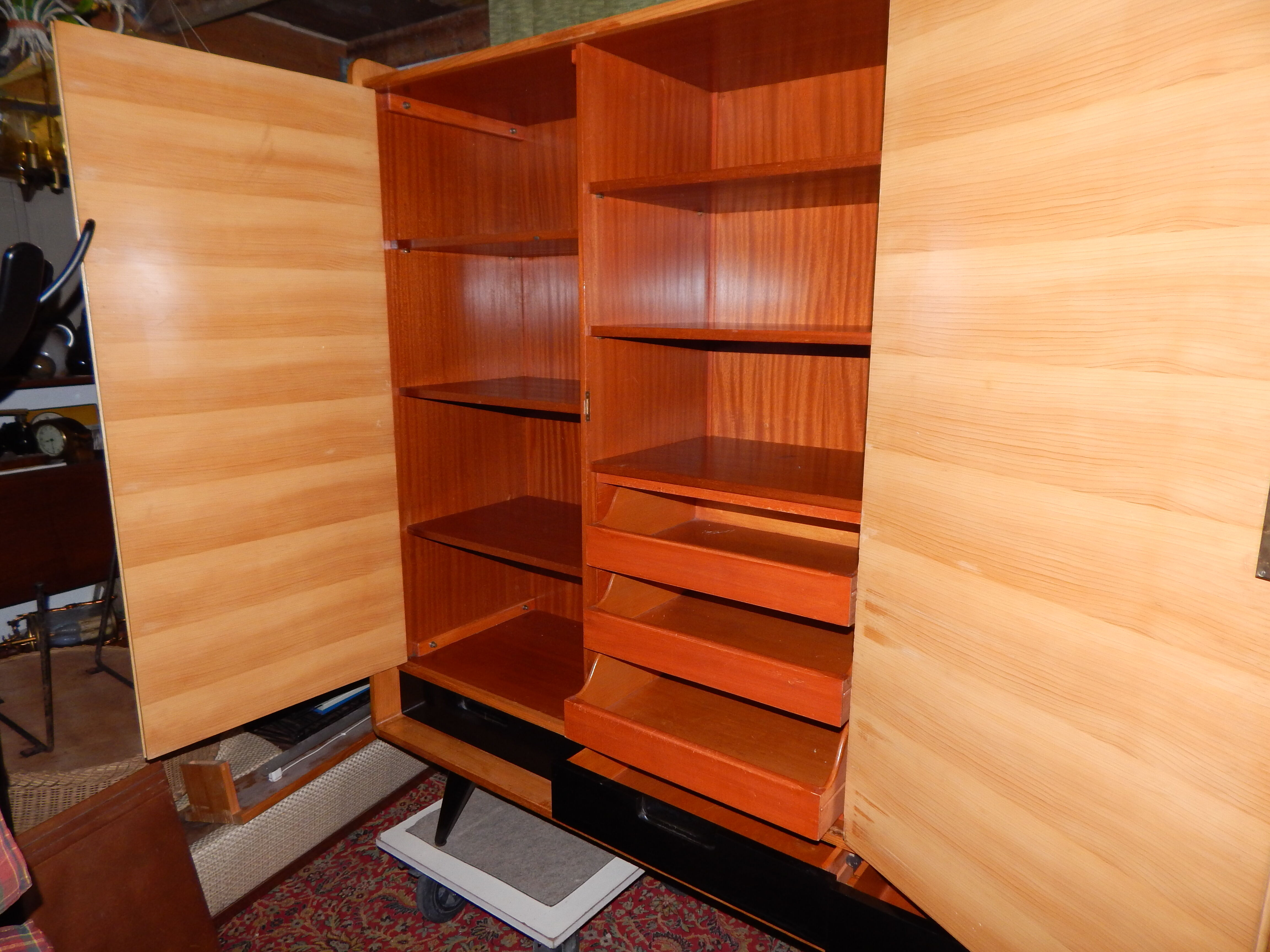 Vintage wardrobe dressing 50 years