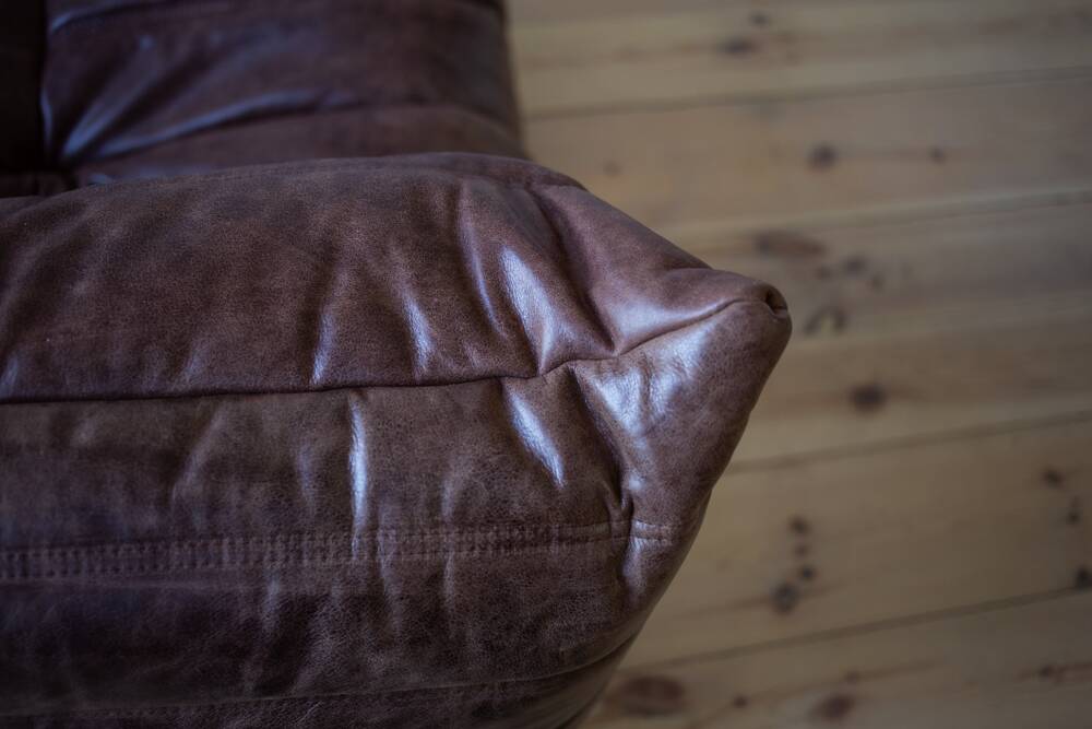 Togo 2 -seater sofa in dubai brown leather