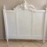 Painted wooden old bedhead