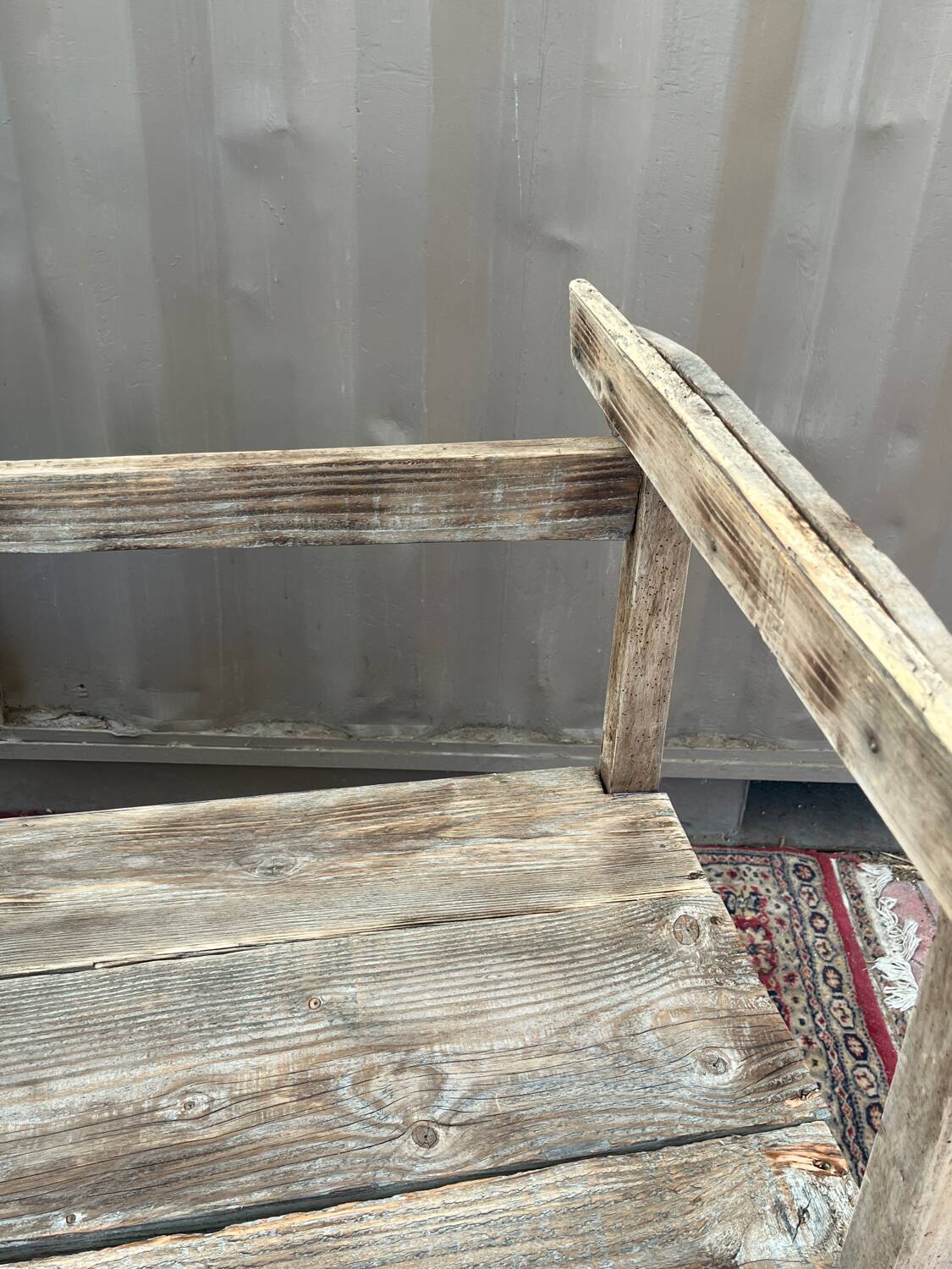 Old wooden bench