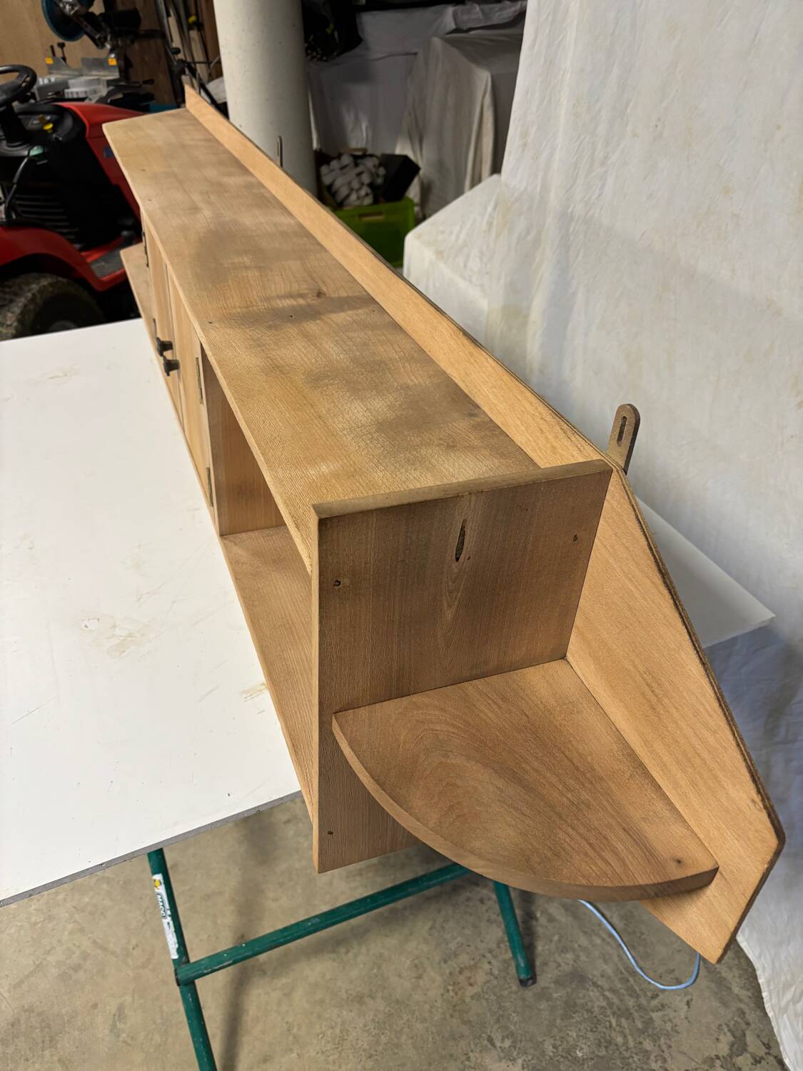 Vintage hanging shelf