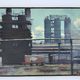 Vintage Oil Painting Industrial Landscape signed ÖRJAN WALLERT (1949)